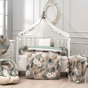 abo Σετ προίκας 3τμχ 70*140 Tropical Leaves 2903-830 abo Σετ προίκας 3τμχ 70*140 Tropical Leaves 2903-830